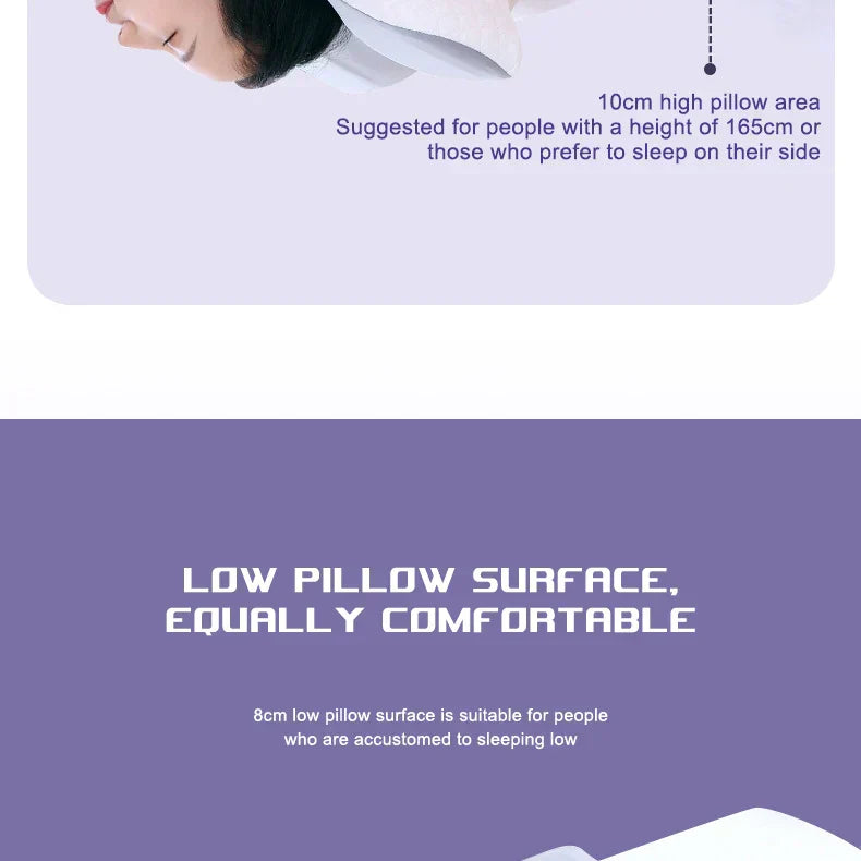 Orthopedic Memory Foam Pillow β Butterfly Shape for Neck Support
